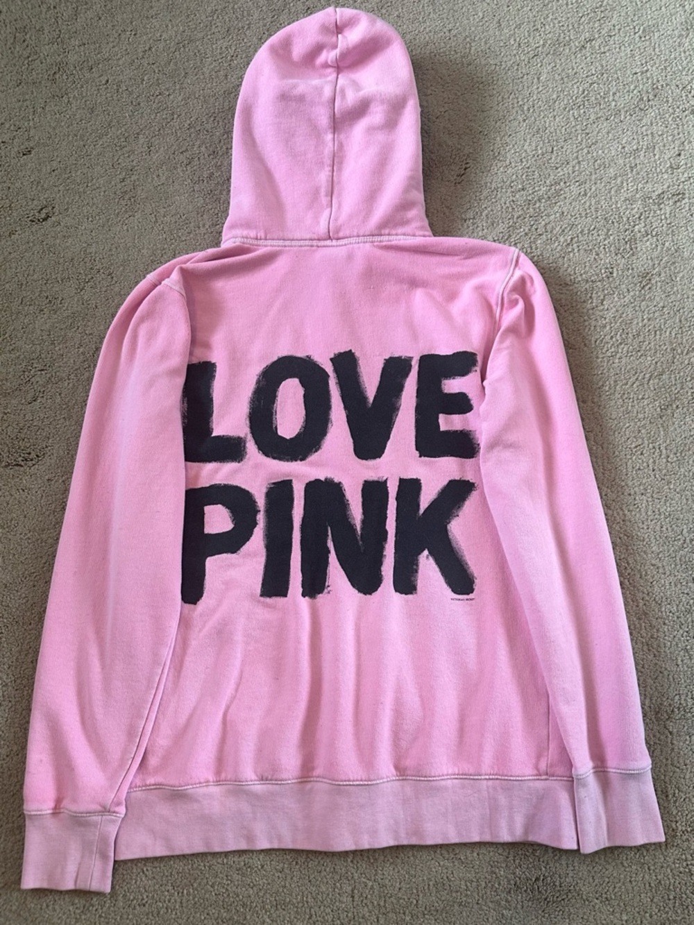 VS Pink Vintage Love Pink 86 Hoodie L
